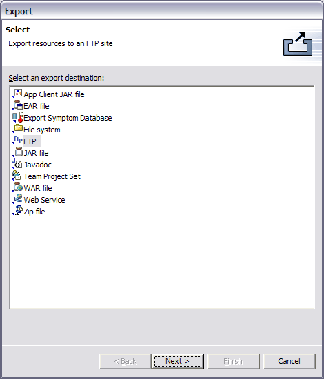 Export Wizard