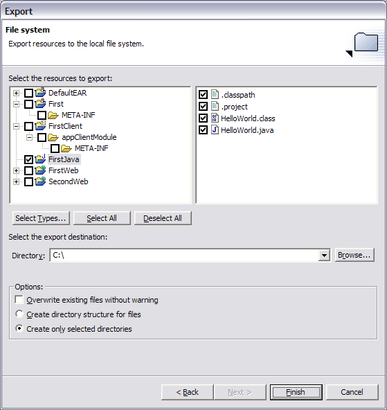 Export File System
