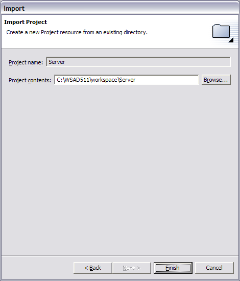Import Existing Project
