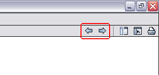 Back and forward buttons