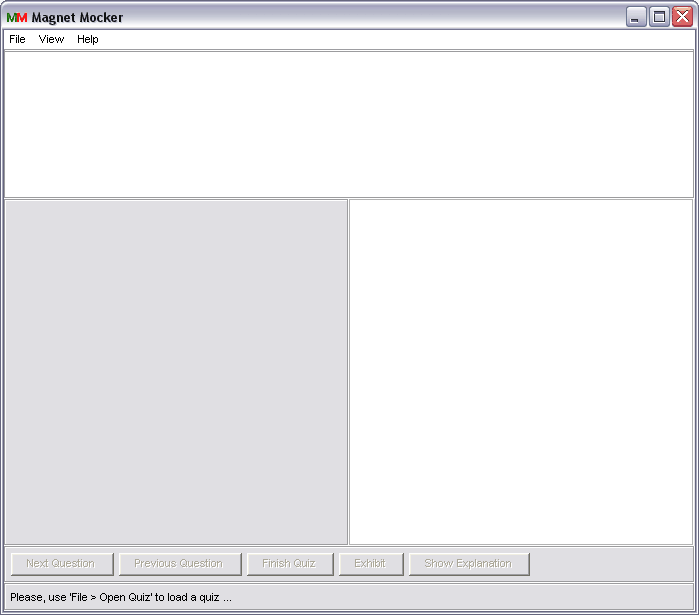 Magnet Mocker Initial Screen