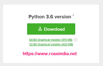 Download anaconda with Python 3.6