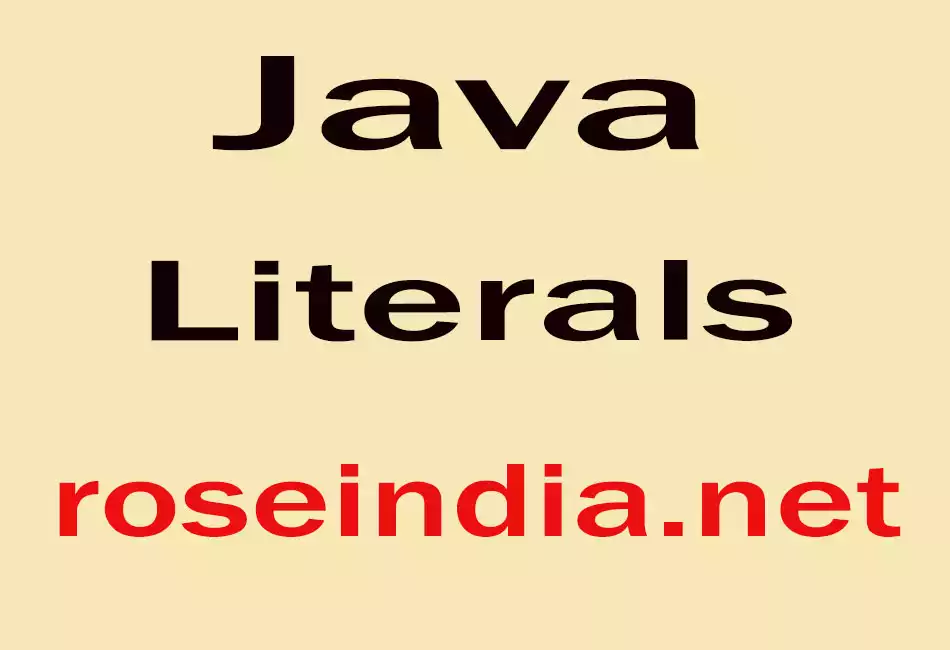 Java Literals