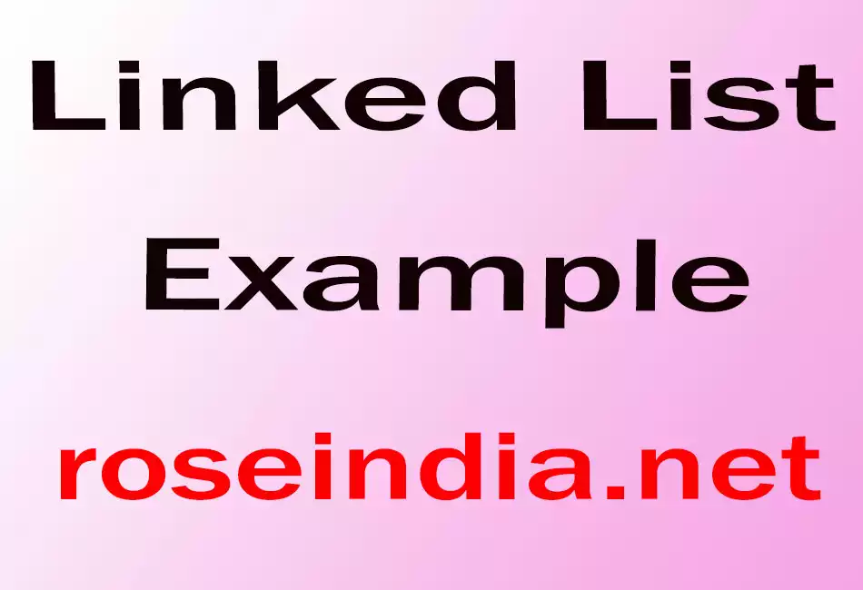 Linked List Example