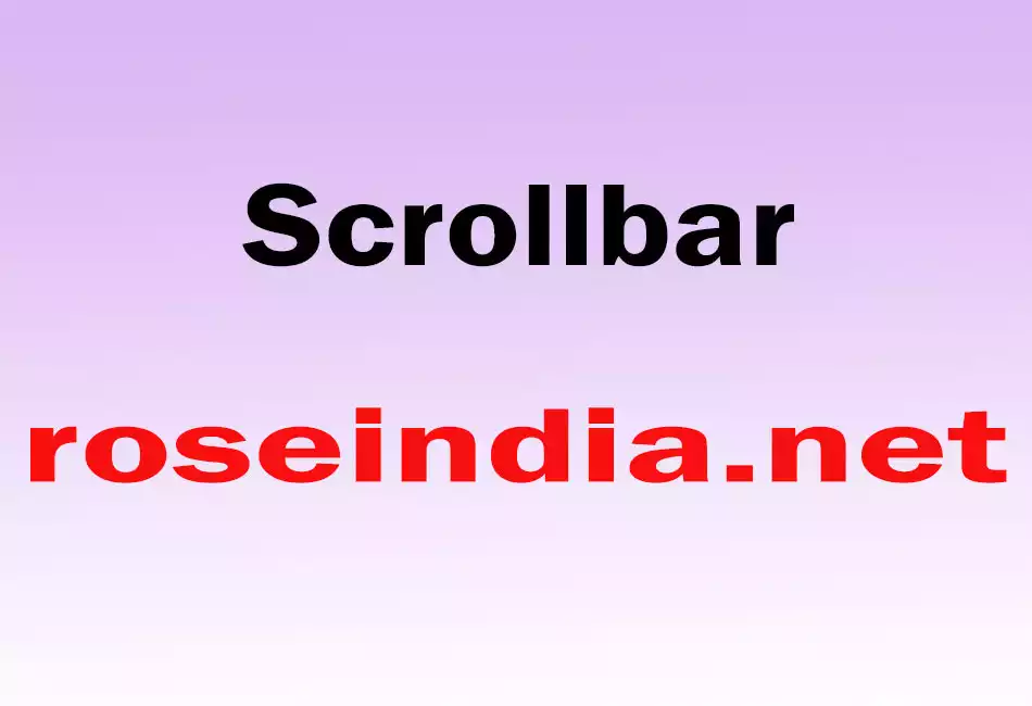 Scrollbar