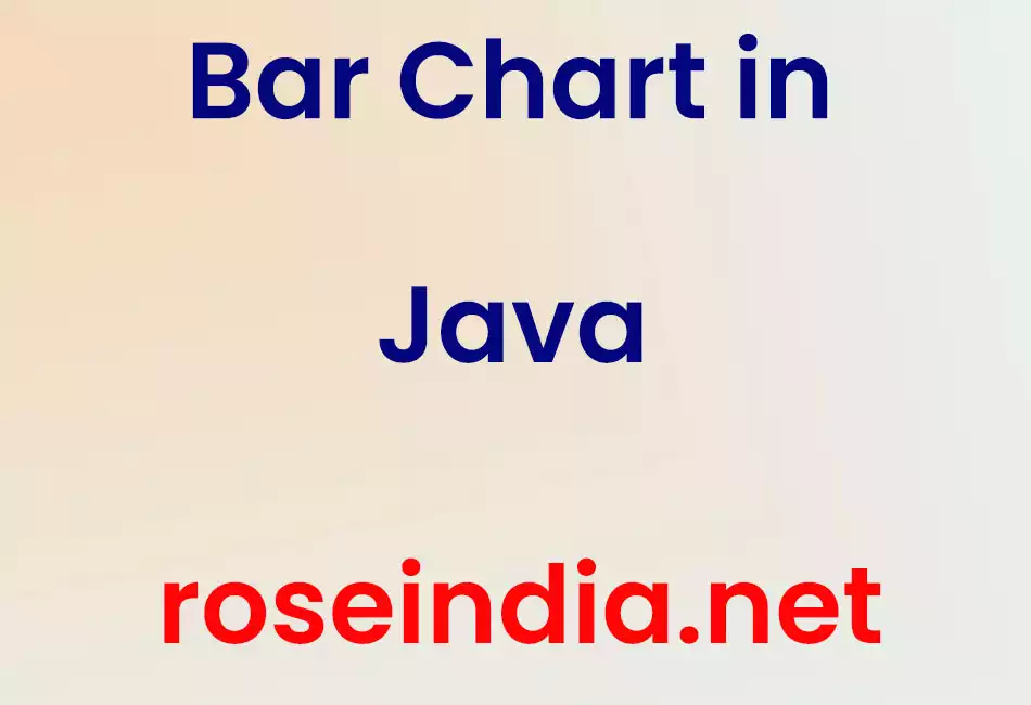 Bar Chart in Java