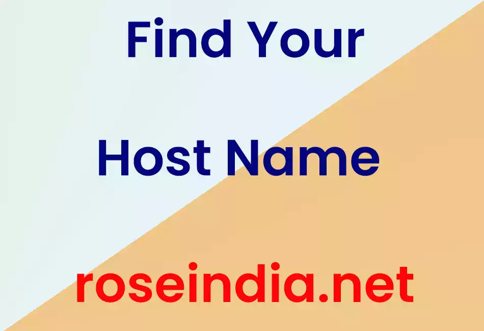 Find Your Host Name