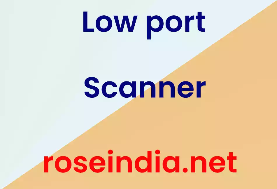 Low port Scanner