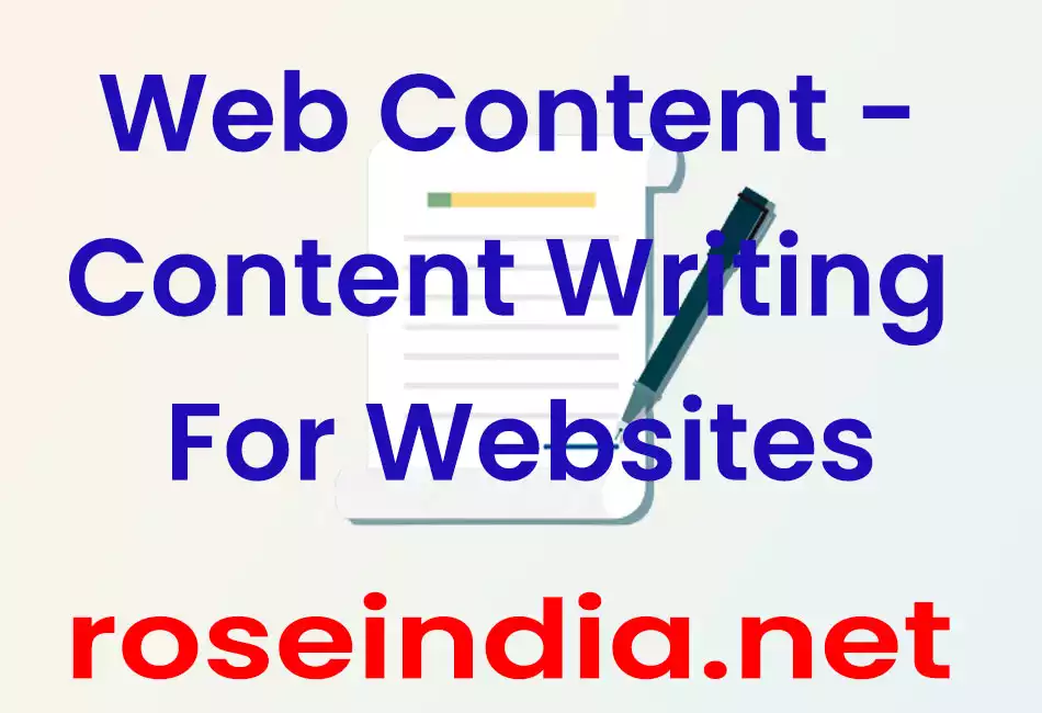 Web Content - Content Writing For Websites