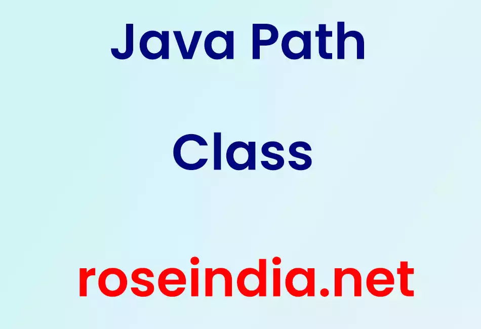 Java Path Class