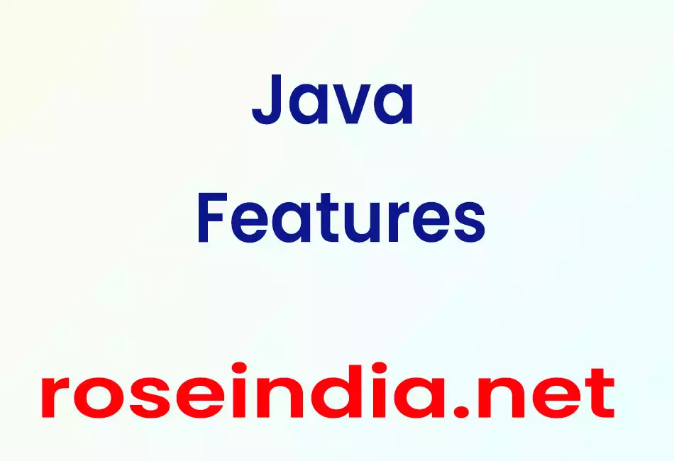 Java Features