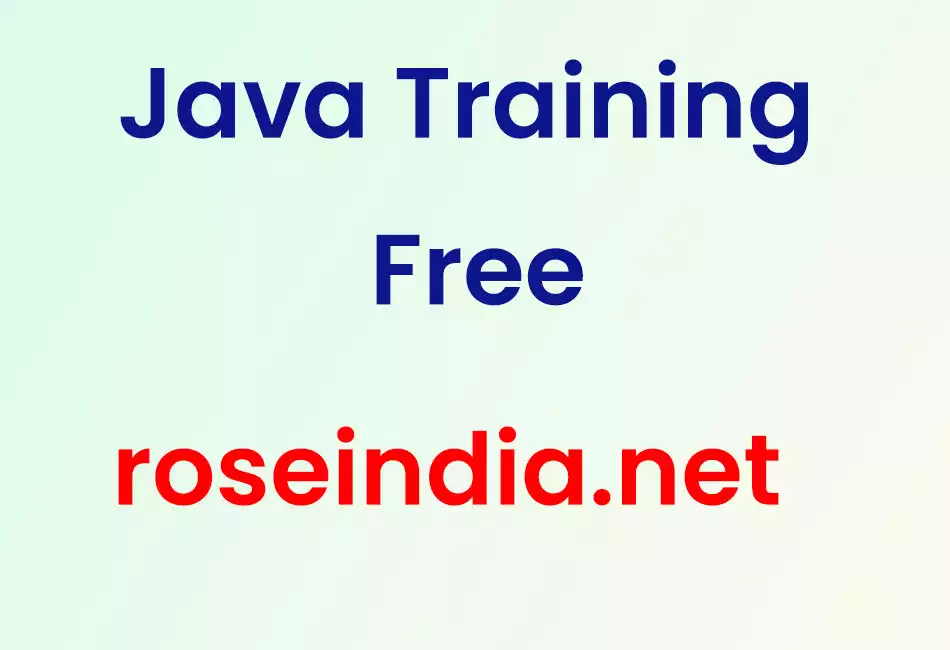 Java Training Free