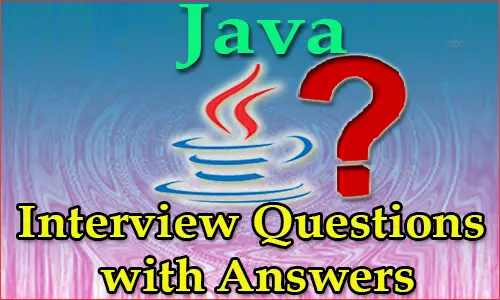 Java Interview Quetions