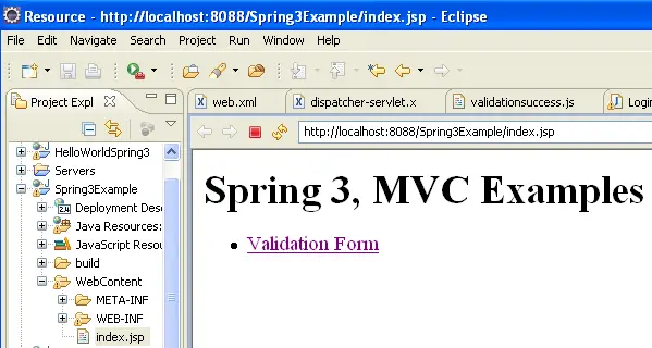 Spring Example Using Properties File