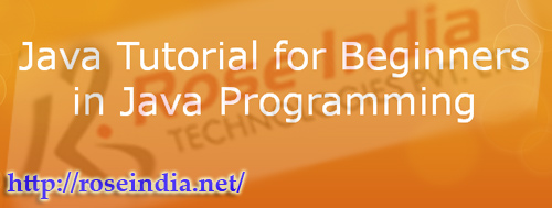 Java Tutorial for Beginners in Java Programming