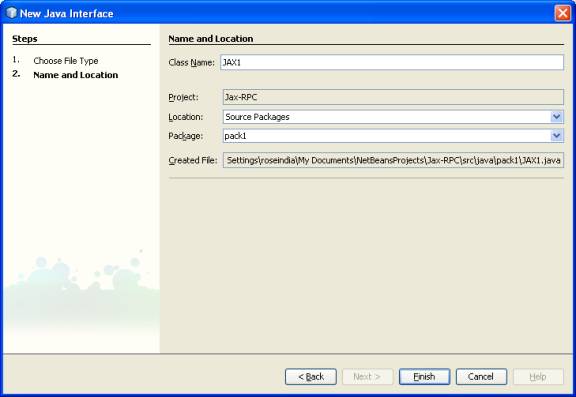 Application Using JAX-RPC