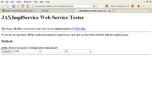 Application Using JAX-RPC