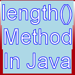 length() Method In Java