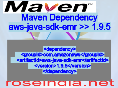 Maven dependency of aws-java-sdk-emr version 1.9.5