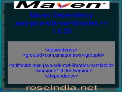 Maven dependency of aws-java-sdk-swf-libraries version 1.9.35