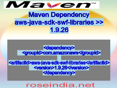 Maven dependency of aws-java-sdk-swf-libraries version 1.9.26