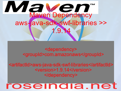 Maven dependency of aws-java-sdk-swf-libraries version 1.9.14