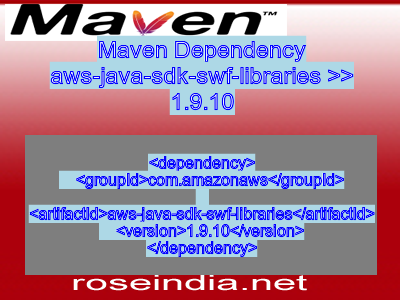 Maven dependency of aws-java-sdk-swf-libraries version 1.9.10