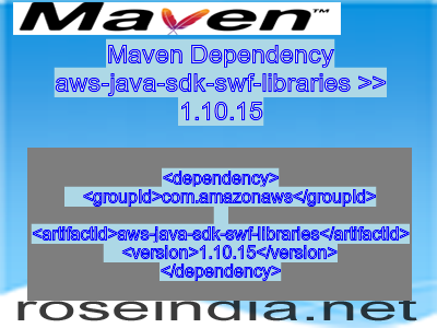 Maven dependency of aws-java-sdk-swf-libraries version 1.10.15