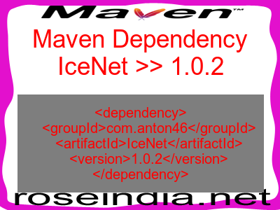 Maven dependency of IceNet version 1.0.2