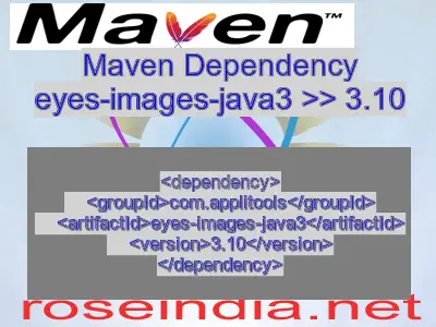 Maven dependency of eyes-images-java3 version 3.10