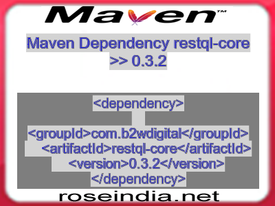 Maven dependency of restql-core version 0.3.2