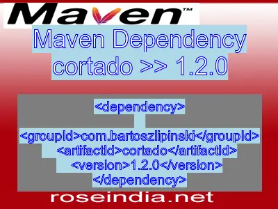 Maven dependency of cortado version 1.2.0