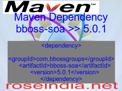 Maven dependency of bboss-soa version 5.0.1
