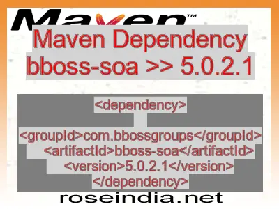 Maven dependency of bboss-soa version 5.0.2.1