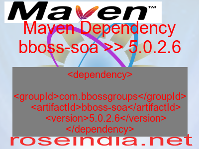Maven dependency of bboss-soa version 5.0.2.6