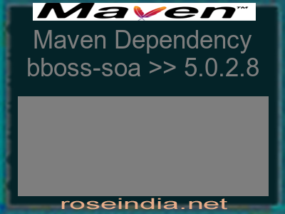 Maven dependency of bboss-soa version 5.0.2.8