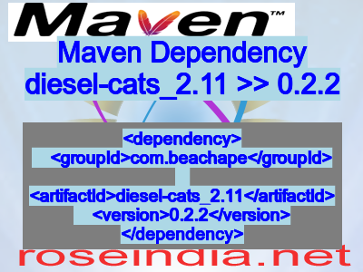 Maven dependency of diesel-cats_2.11 version 0.2.2