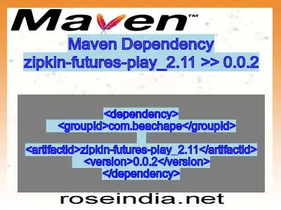 Maven dependency of zipkin-futures-play_2.11 version 0.0.2