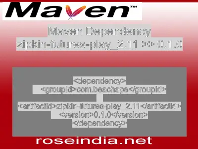 Maven dependency of zipkin-futures-play_2.11 version 0.1.0