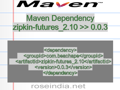 Maven dependency of zipkin-futures_2.10 version 0.0.3