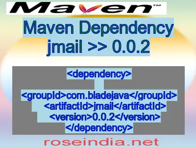Maven dependency of jmail version 0.0.2