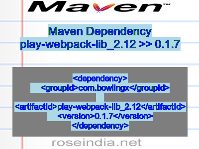 Maven dependency of play-webpack-lib_2.12 version 0.1.7