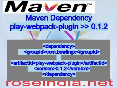 Maven dependency of play-webpack-plugin version 0.1.2