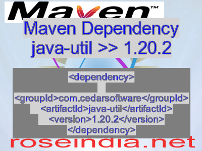 Maven dependency of java-util version 1.20.2