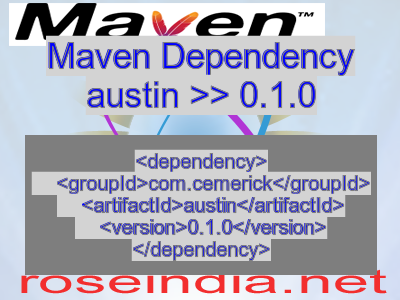 Maven dependency of austin version 0.1.0
