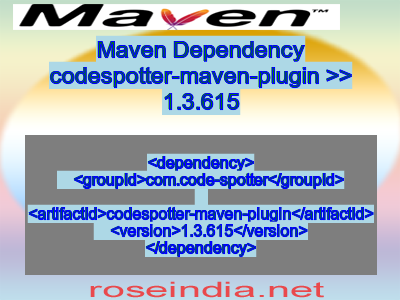 Maven dependency of codespotter-maven-plugin version 1.3.615