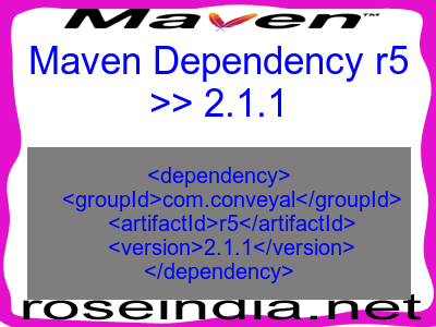 Maven dependency of r5 version 2.1.1