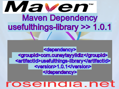 Maven dependency of usefulthings-library version 1.0.1
