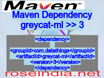 Maven dependency of greycat-ml version 3
