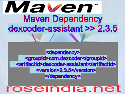 Maven dependency of dexcoder-assistant version 2.3.5